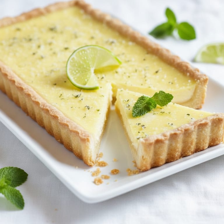 Tarte au citron vert (ou jaune) facile