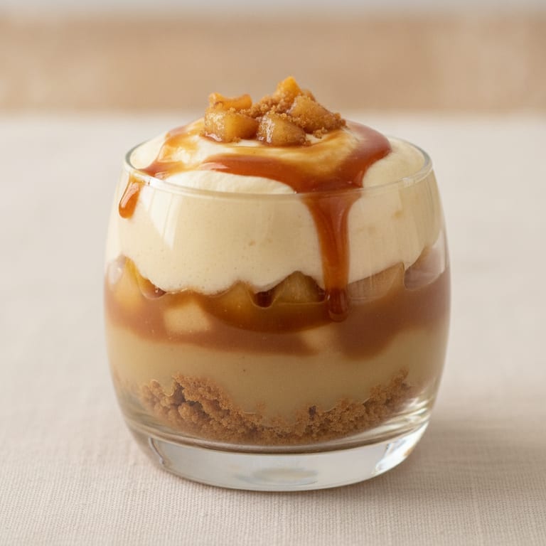 Tiramisu pomme caramel beurre salé