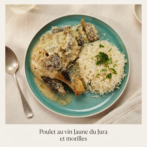 Jura Vin Jaune Chicken with Morels