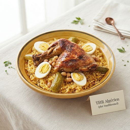 Algerian Tlitli (traditional dish)