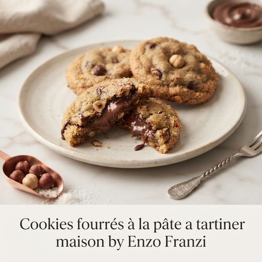 Cookies fourrés à la pâte a tartiner maison by Enzo Franzi