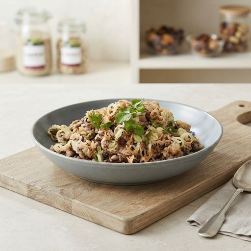 Camargue rice sautéed with dried fruits and nuts by Laurent Mariotte
