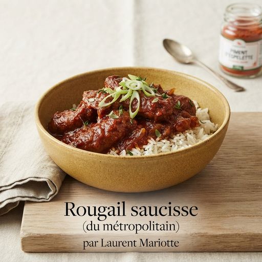 Rougail Saucisse (Metropolitan style) by Laurent Mariotte