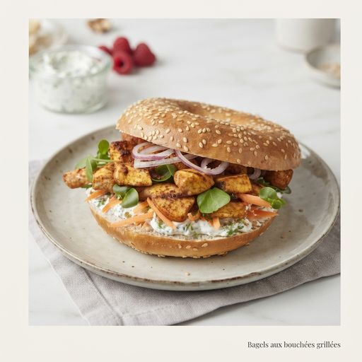 Grilled Bites Bagels