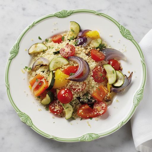 Légumes rôtis et couscous