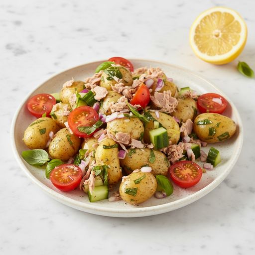 Tuna and potato salad