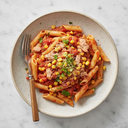 Tasty tuna and sweetcorn pasta