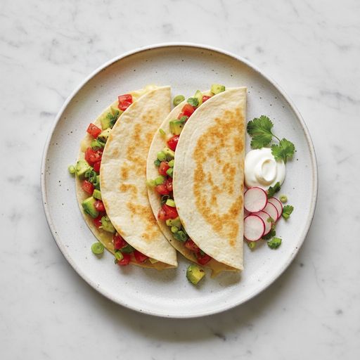Tortilla cheese turnovers