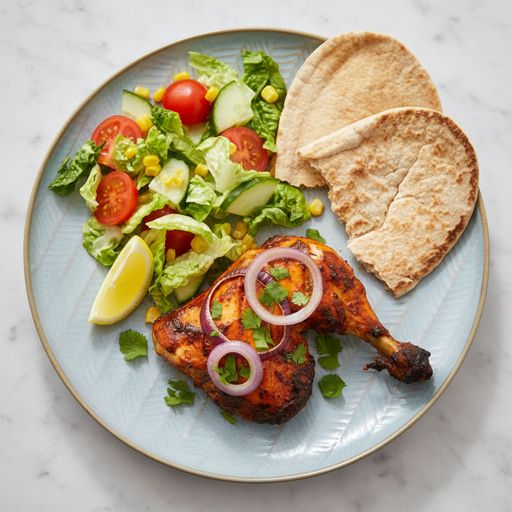 Tandoori chicken quarters