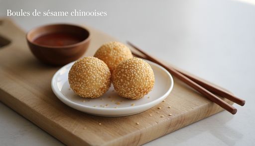 Boules de sésame chinoises
