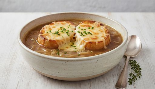 Onion soup by Laurent Mariotte