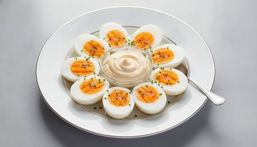 Hard-boiled eggs