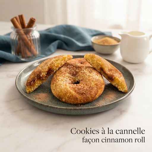 Cinnamon roll style cinnamon cookies