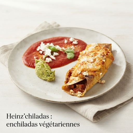 Heinz'chiladas: vegetarian enchiladas