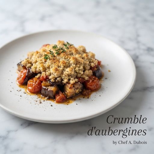 Eggplant crumble