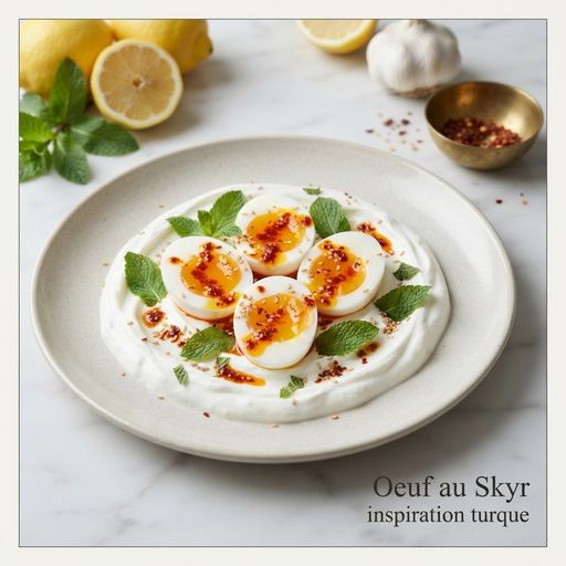 Turkish-inspired Skyr egg