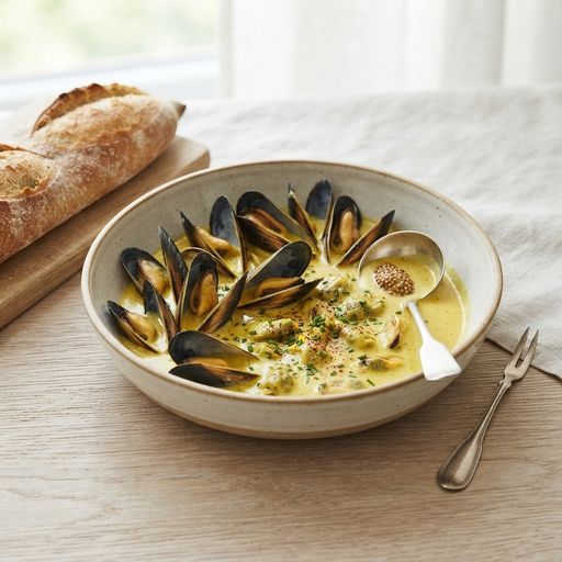 Curry Mouclade by Laurent Mariotte