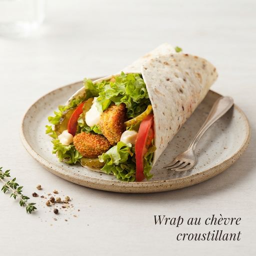Crispy goat cheese wrap