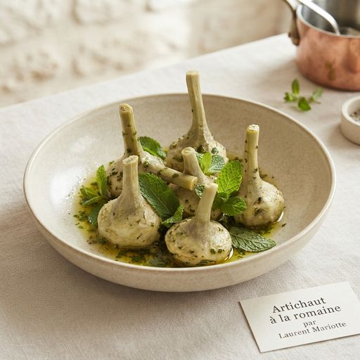 Roman-style artichokes by Laurent Mariotte