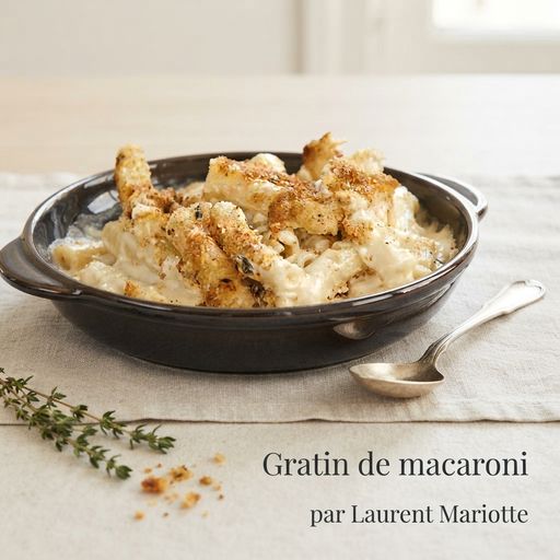 Gratin de macaroni par Laurent Mariotte