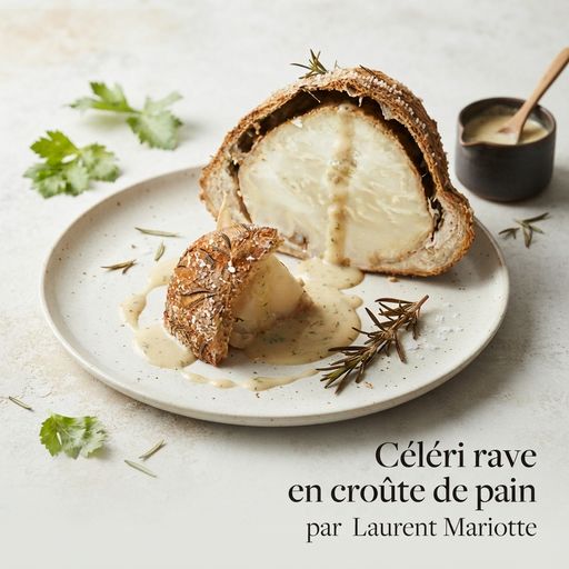 Celeriac in bread crust by Laurent Mariotte