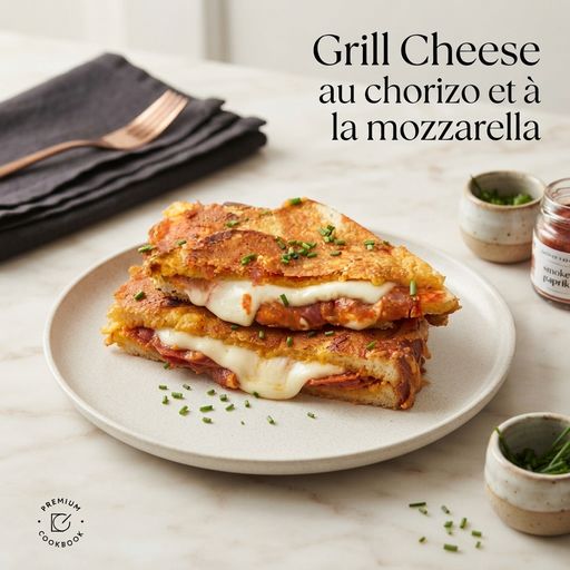 Chorizo and Mozzarella Grilled Cheese