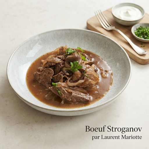 Beef Stroganoff by Laurent Mariotte