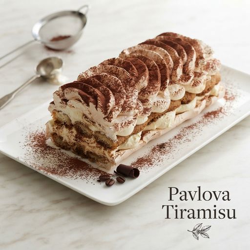 Pavlova tiramisu