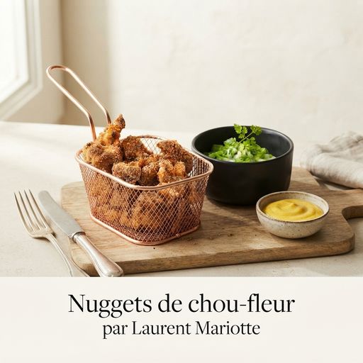 Cauliflower nuggets by Laurent Mariotte