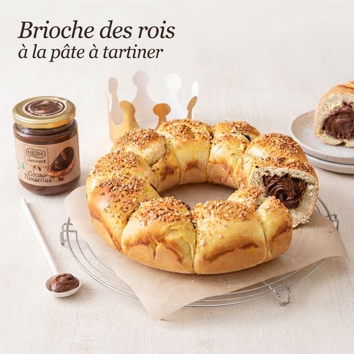 King's Brioche with chocolate spread