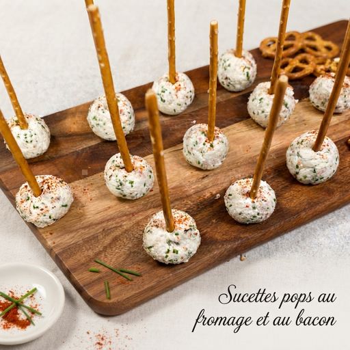Cheese and bacon pops