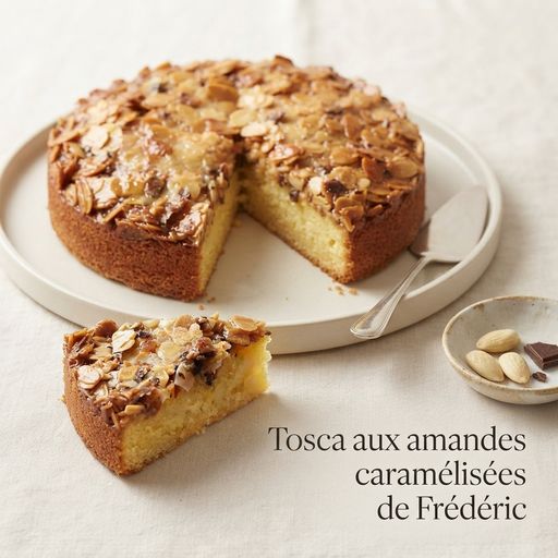 Tosca aux amandes caramélisées de Frédéric
