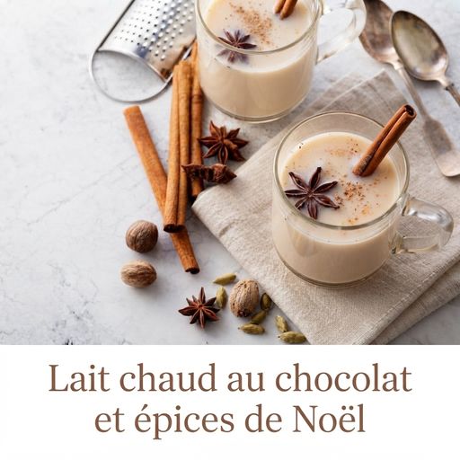 Hot chocolate with Christmas spices