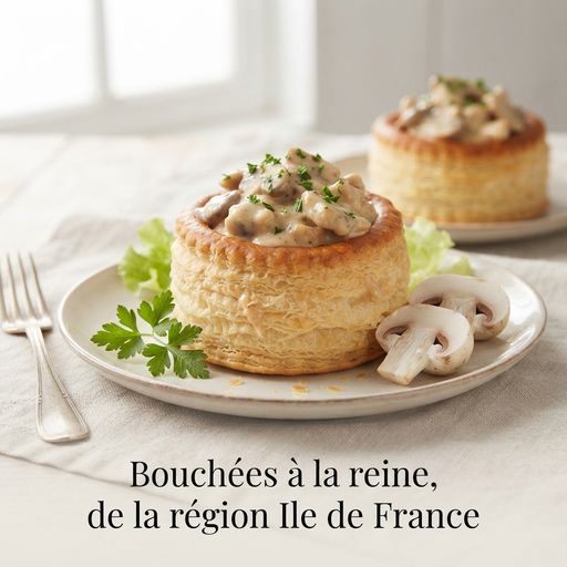 Bouchées à la reine, from the Ile de France region