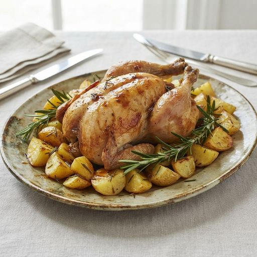 Stuffed pullet with foie gras, from the Nouvelle-Aquitaine region