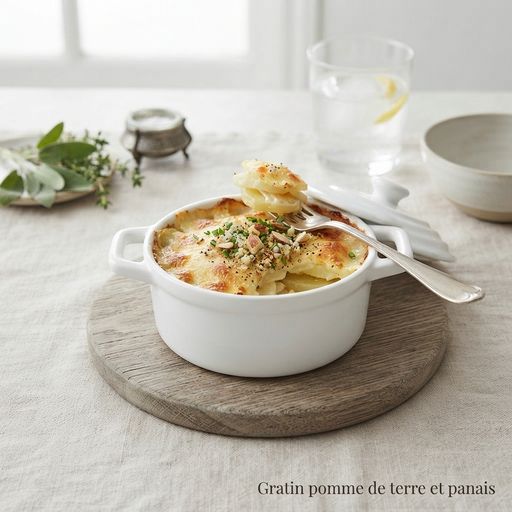 Potato and parsnip gratin