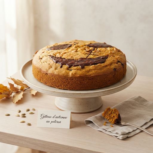 Gâteau d'automne au potiron