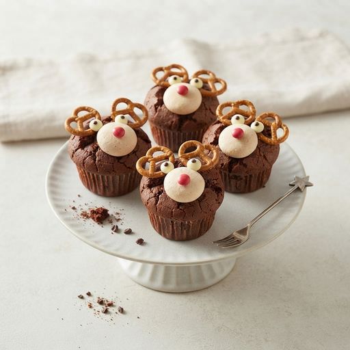 Muffins rennes au chocolat