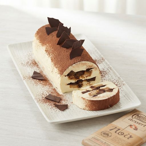 Nestlé Dessert® Tiramisu-Chocolate Yule Log