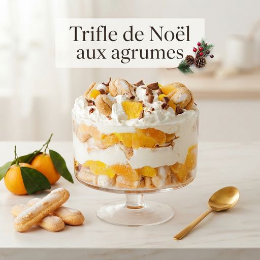 Citrus Christmas Trifle