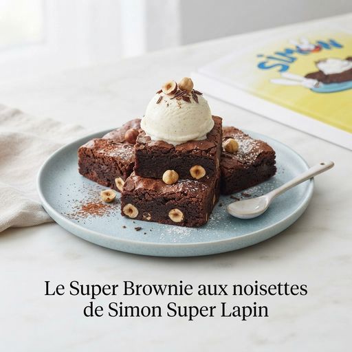Simon Super Rabbit's Super Hazelnut Brownie
