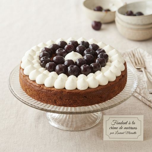 Fondant à la crème de marrons par Laurent Mariotte
