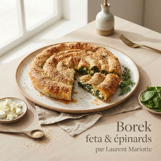 Borek feta & épinards par Laurent Mariotte