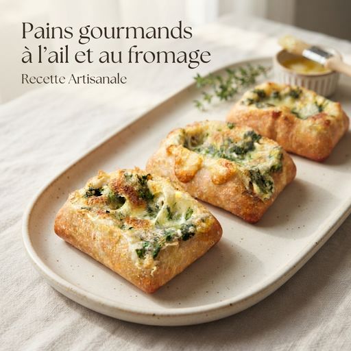 Gourmet garlic and cheese bread