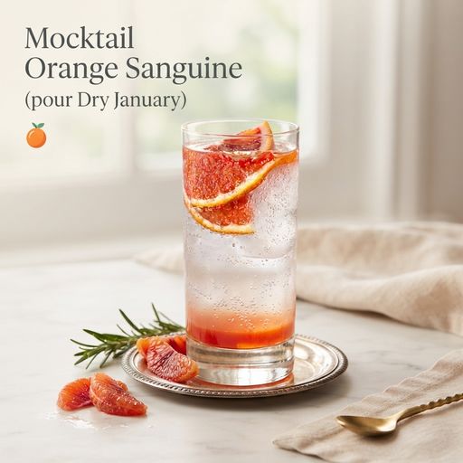 Blood Orange Mocktail (for Dry January)