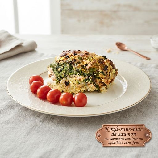 Kouli-sans-biac of salmon or how to cook a koulibiac without an oven