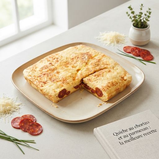 Quiche au chorizo et au parmesan : la meilleure recette