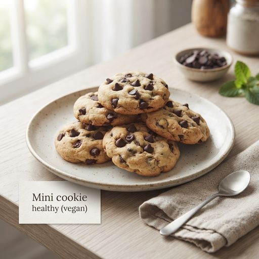 Healthy mini cookies (vegan)