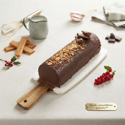 Bûche croustillante Gavottes®