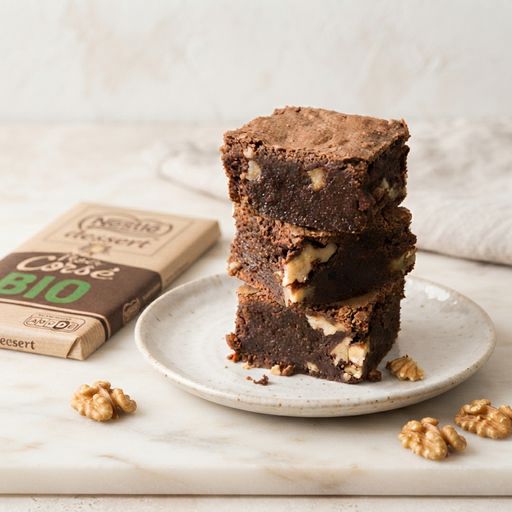 Organic Nestlé Dessert® Chocolate Brownies with Walnuts